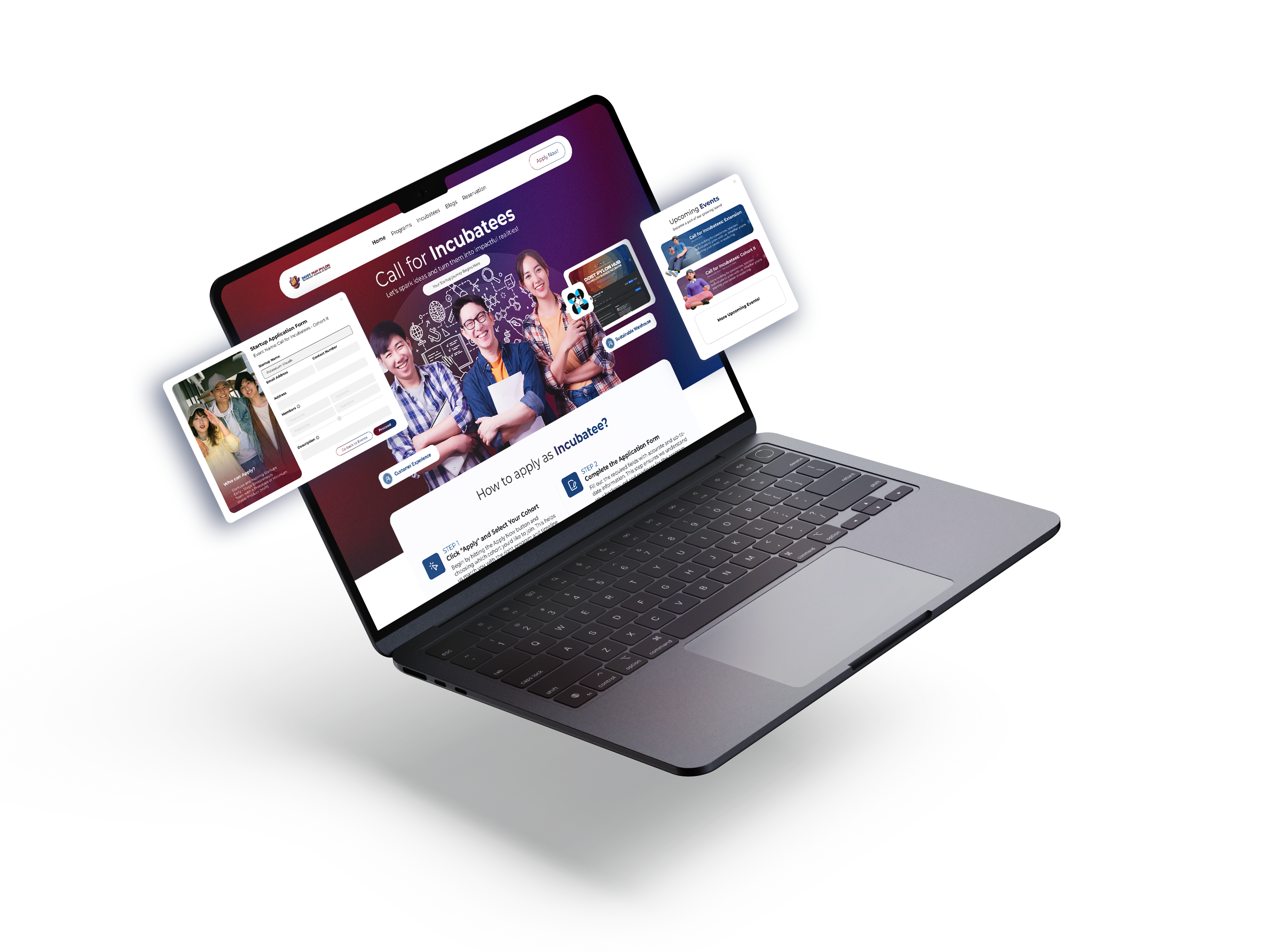 TBIDO laptop mockup